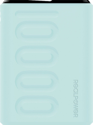 Powerbank RealPower PB-10000PD+, 10000mAh, i kaltër