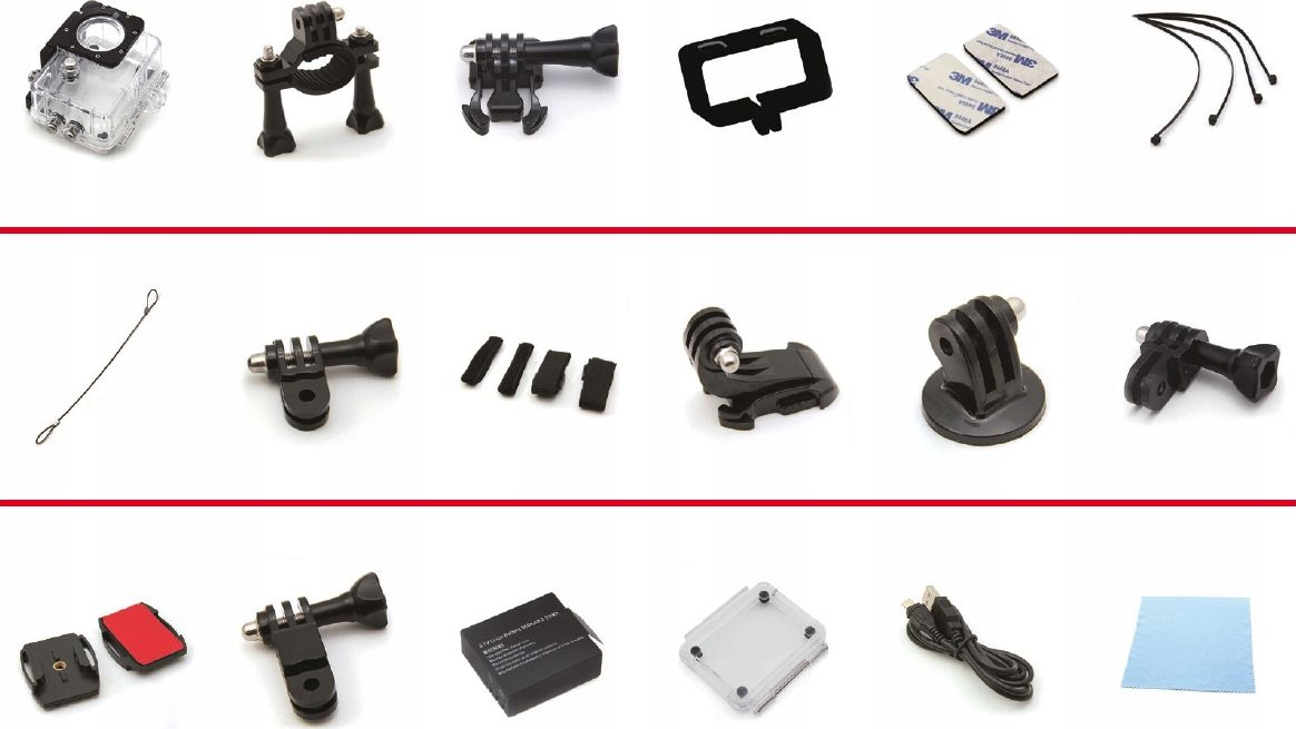 Спортска камера AgfaPhoto Realimove AC9000, 4K Ultra HD, Wi‑Fi, црна