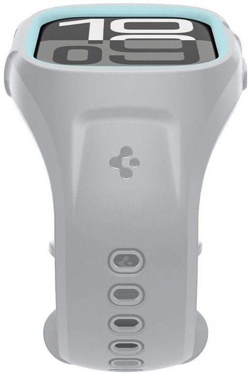 Rrip dhe kuti mbrojtëse Spigen Liquid Air Pro për Apple Watch Series 10 46mm, silikon, gri