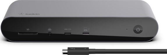 Dock Thunderbolt 4 Belkin INC006VFSGY, 40 Gb/s, 90W Power Delivery, gri