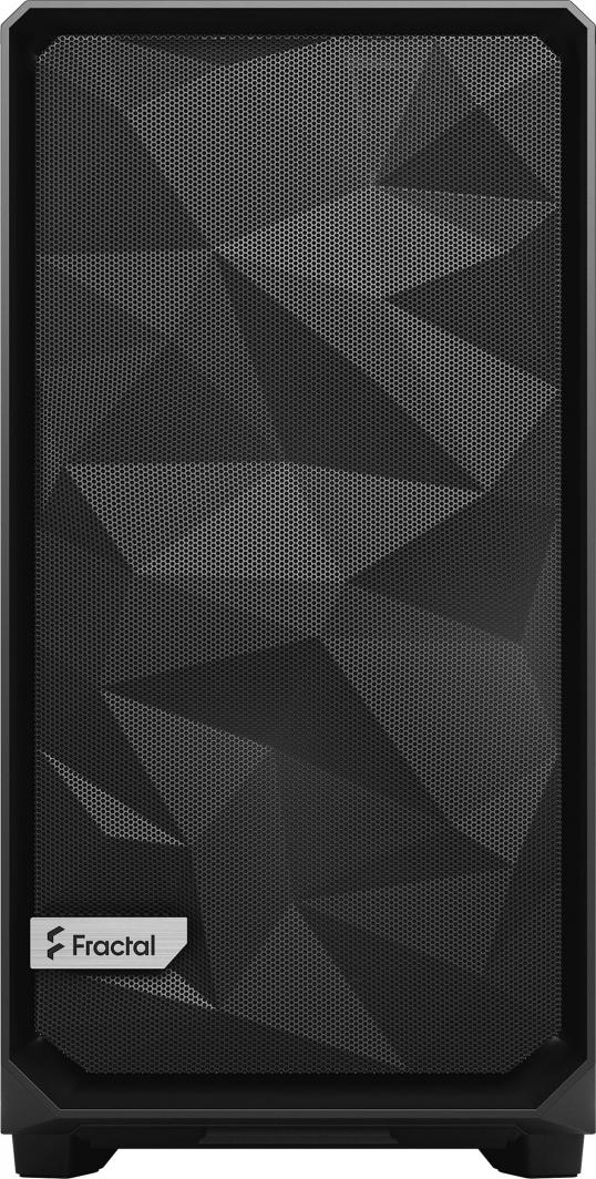 Kasë Fractal Design Meshify 2 TG Light Tint, e zezë, Midi Tower