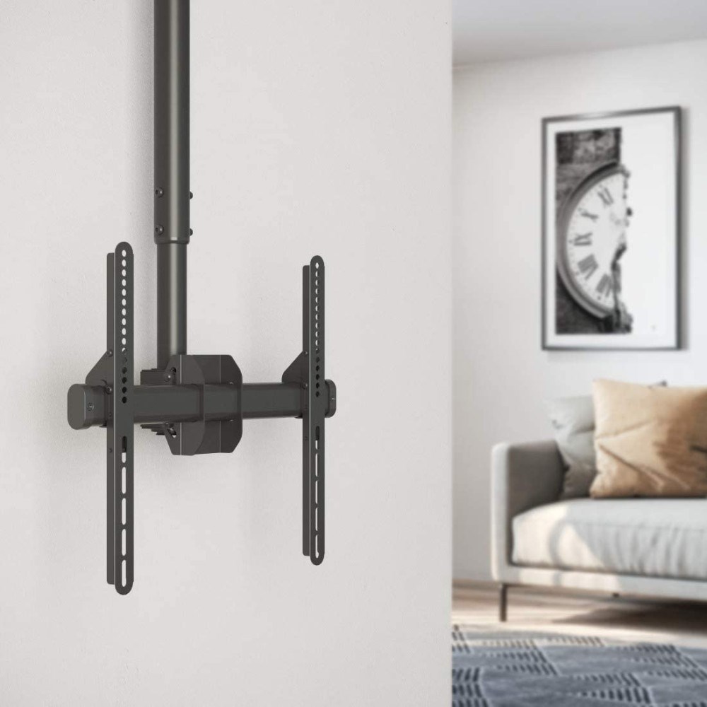 Mbajtëse tavani për TV Techly LED LCD 32-55", ICA CPLB-944S, 50 kg, e zezë