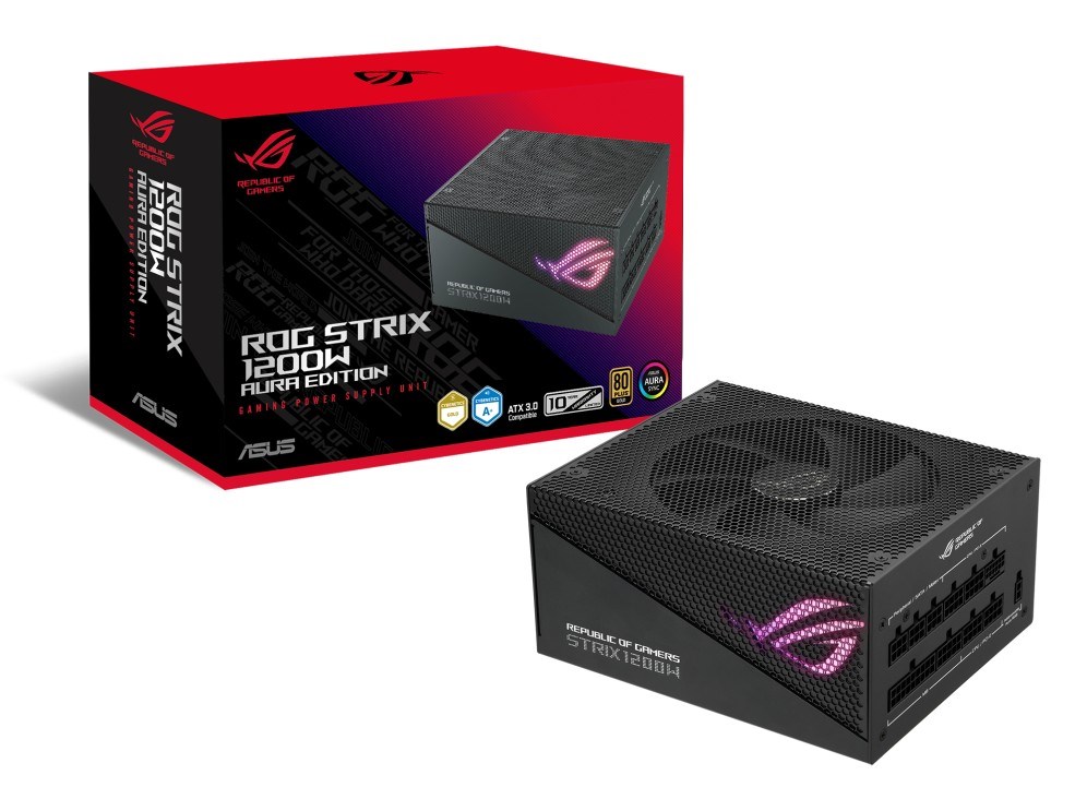 Burim energjie modular ASUS ROG STRIX 1200W GOLD AURA EDITION, 20+4 pin ATX, 1200 W