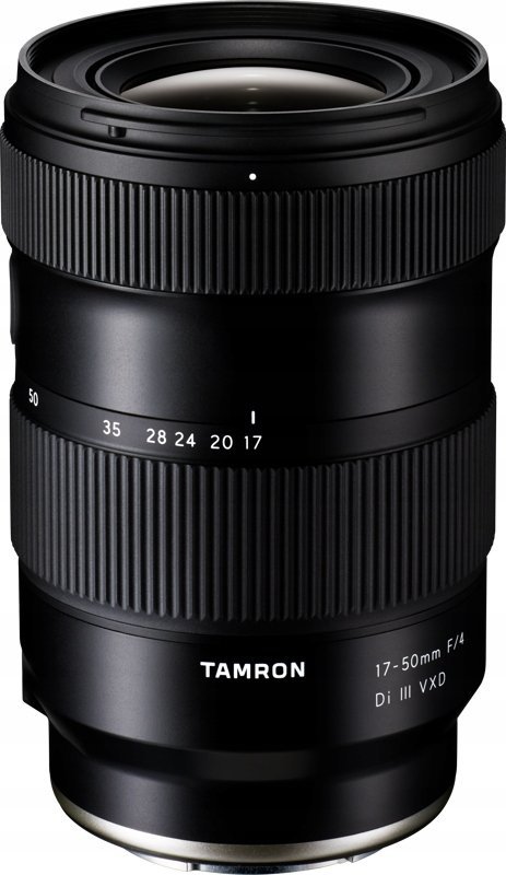 Objektiv Tamron 17-50mm F4 Di III VXD, për Sony FE, zmadhim standard, i zi