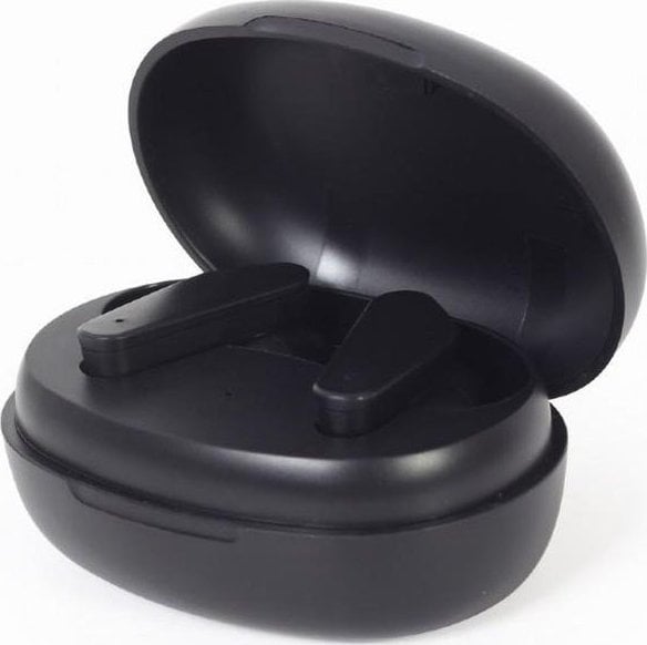 Dëgjuese Gembird, Bluetooth, me kuti karikuese, pa kabllo, të zeza