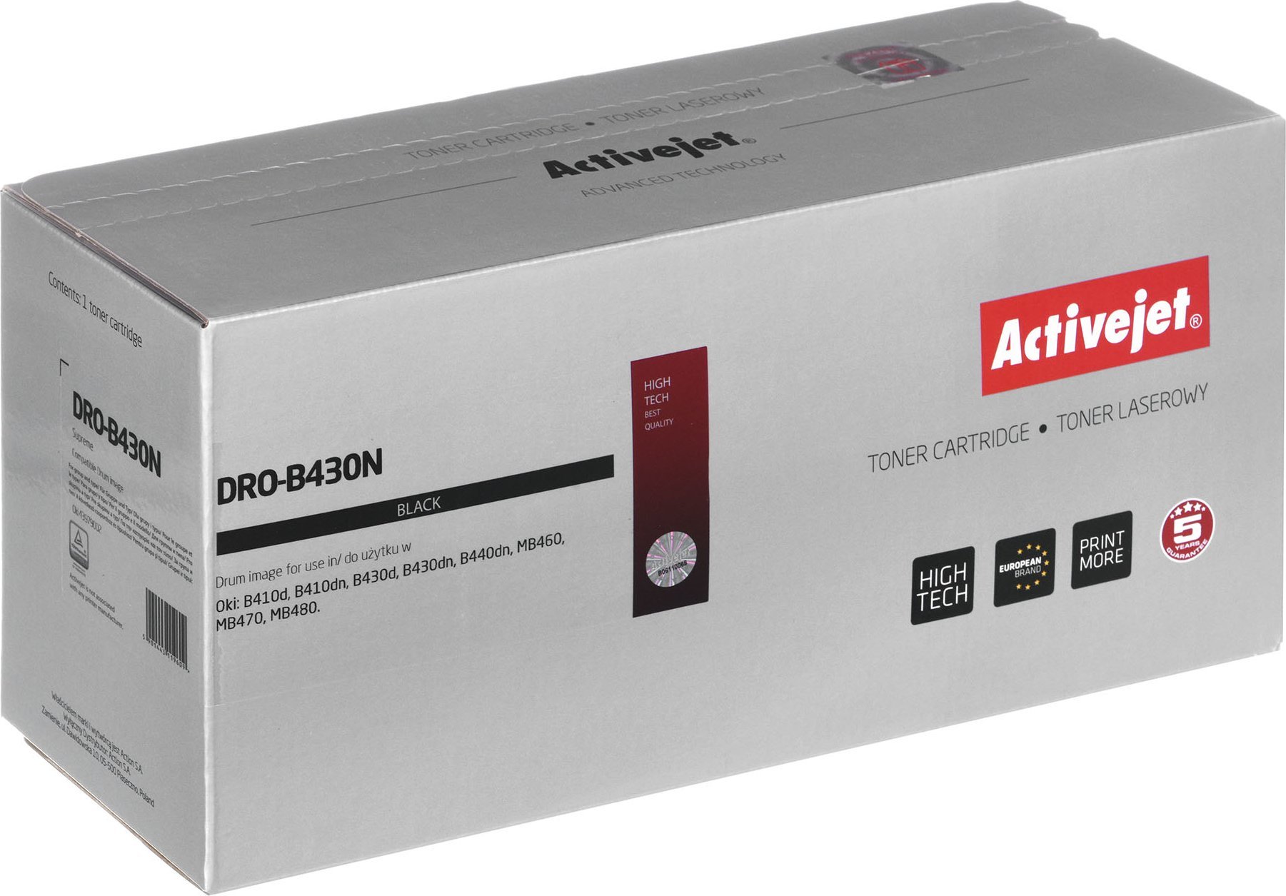 Cilindër printeri Activejet DRO-B430N, zëvendësues, i gjelbër