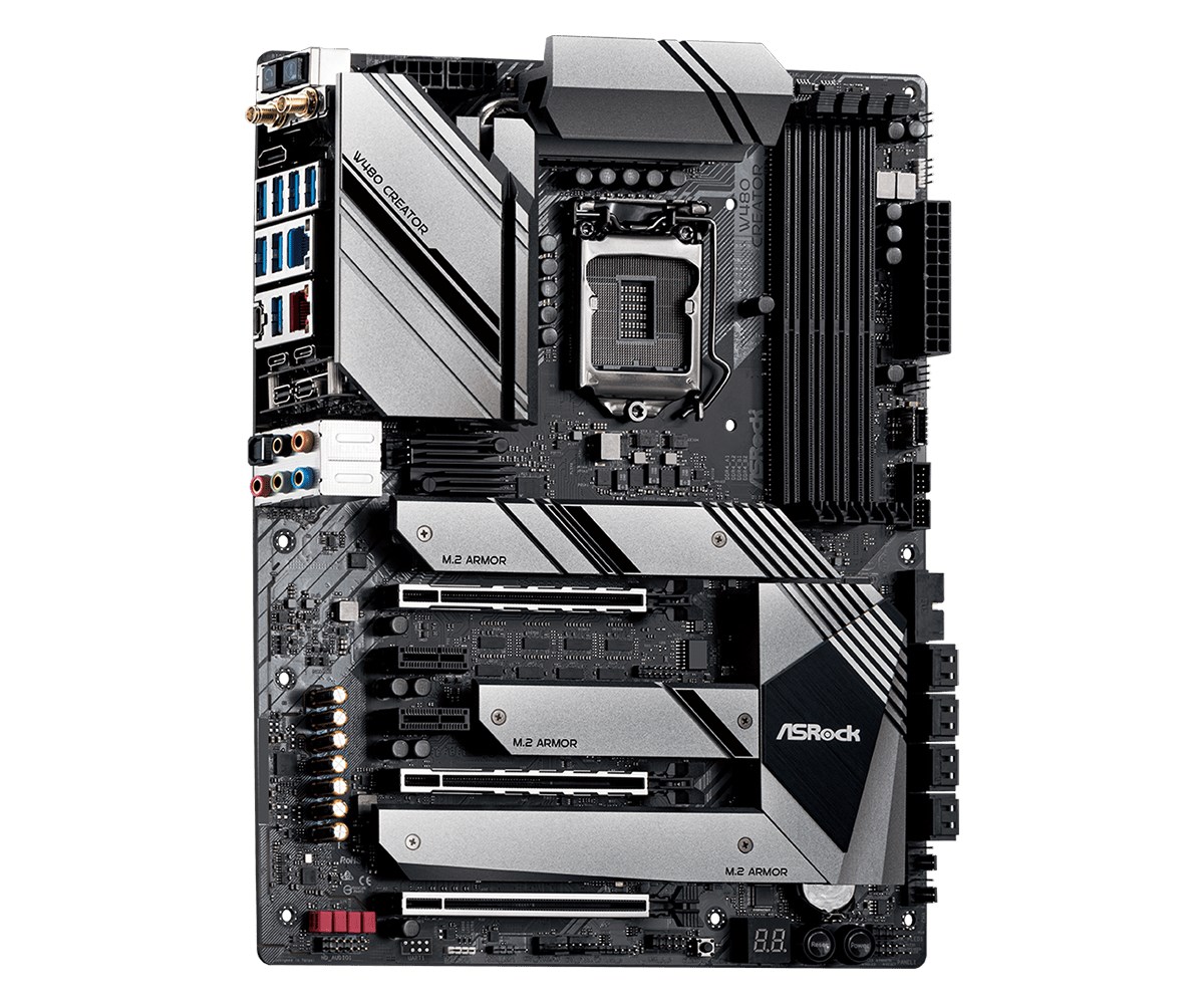 Pllakë amë Asrock W480 CREATOR Intel W480 LGA 1200 (Socket H5) ATX