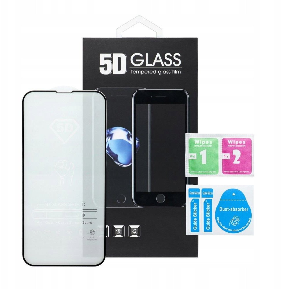 Stakll mbrojtës 5D për ekran Phone iPhone 14 Pro Max, xham i plotë, transparent