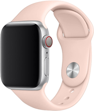 Rrip ore Eternico Essential për Apple Watch, 38mm 40mm 41mm, silikon, Pure Beige, madhësia S M