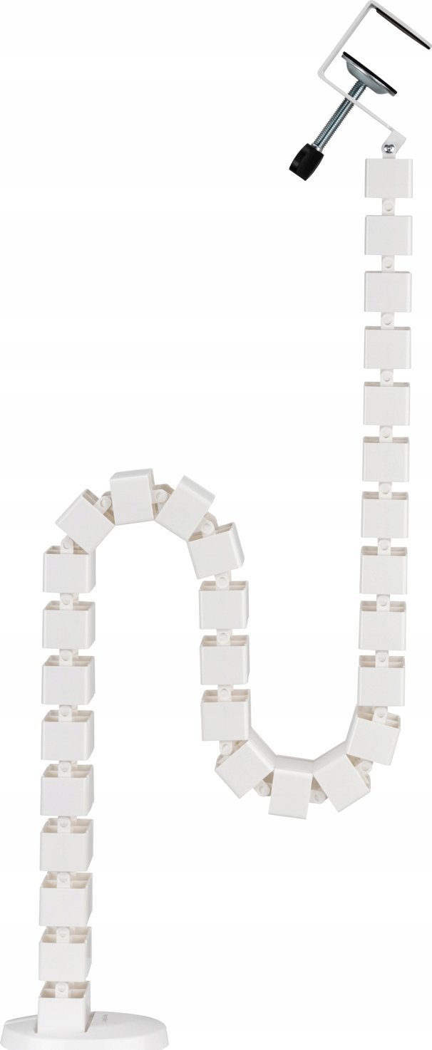 Kanal kabllosh LogiLink Flexible Cable Channel, 1347x129 mm, i bardhë