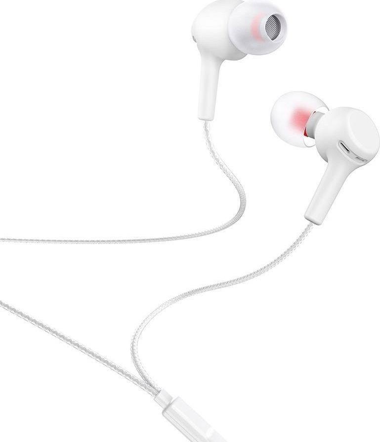 Kufje HOCO M78, 3.5mm, universale, të bardha