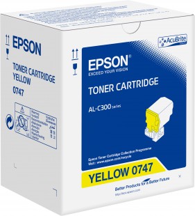 Tонер Epson WorkForce AL-C300, жолт
