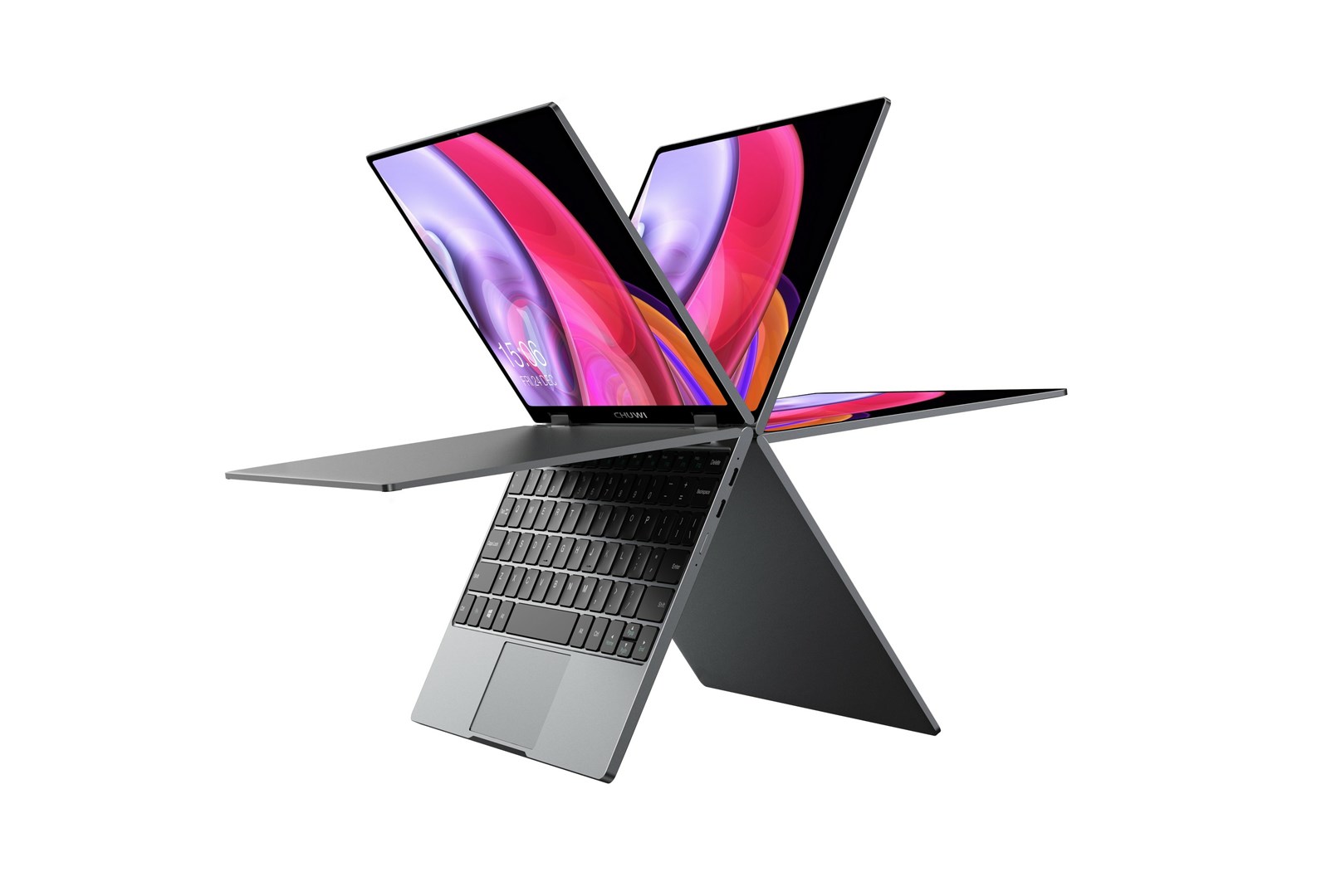 Laptop Chuwi MiniBook-X-2023-K1-SR 10.51", 10.5", Intel N100, 12 GB RAM, 512 GB SSD, i argjendtë