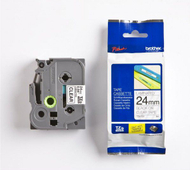 Shirit Brother TZE-S151, 24 x 8, gjysmë-transparent/i zi