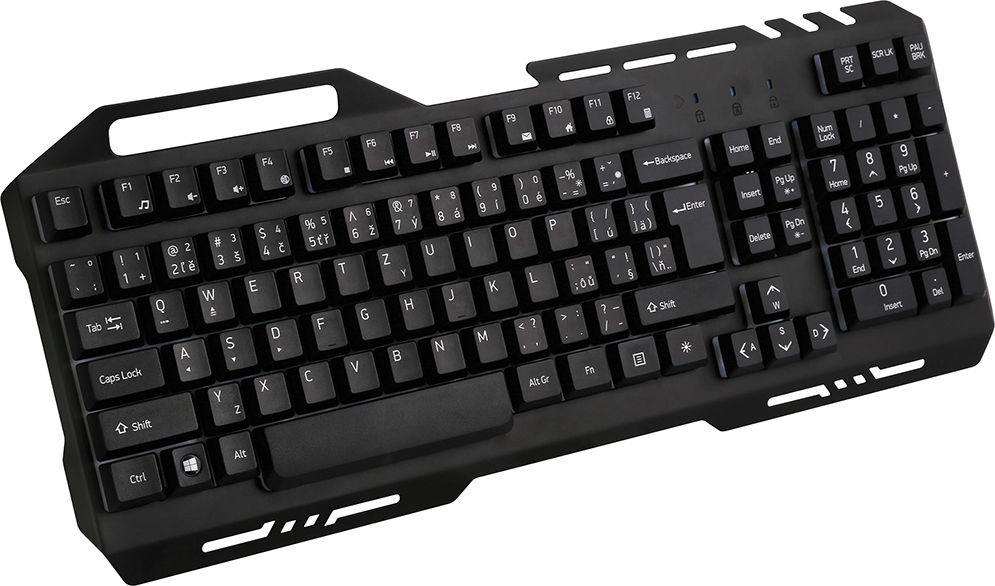 Tastierë gaming Yenkee Shadow YKB 3200, ndriçim RGB, me kabllo, e zezë