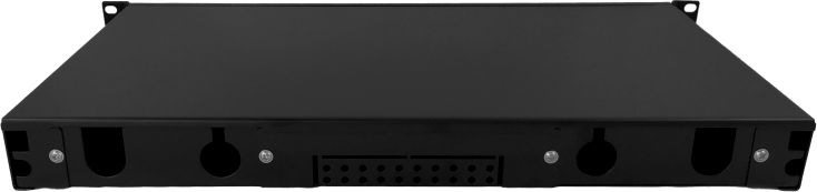 Оптички панел Alantec FOP-1U-24SCD-C, 24 SC дуплекс порти, за 19" рек, црн