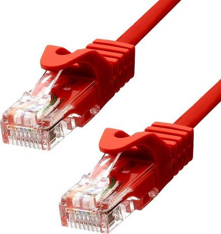 Kabllo rrjeti ProXtend CAT5e, Ethernet U/UTP, 15m, e kuqe