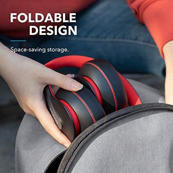 Kufje Anker Soundcore Life Q10, të zeza / të kuqe