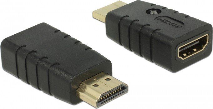 Përshtatës DeLock HDMI - HDMI 63320, i zi