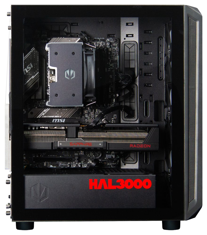 Kompjuter HAL3000 Alfa Gamer Pro XT, AMD Ryzen 7 7800X3D, 32GB RAM DDR5, 2TB PCIe4 SSD, AMD RX 9070 XT, i zi