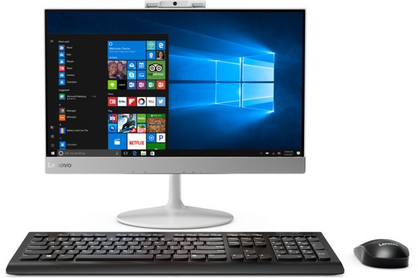 Kompjuter Lenovo V410z, 21.5'' Full HD, Intel Core i3, 8GB RAM DDR4, 256GB SSD, Intel HD Graphics, i bardhë