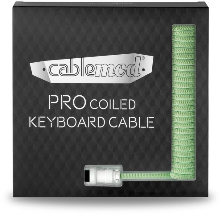 Кабел CableMod Pro Coiled Cable, USB-C/USB-A, 1,5m