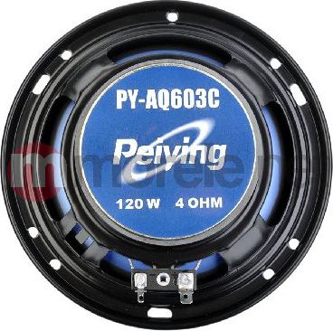 Altoparlantë veture PeiYing PY-AQ603C, 120W, 142mm, të zinj