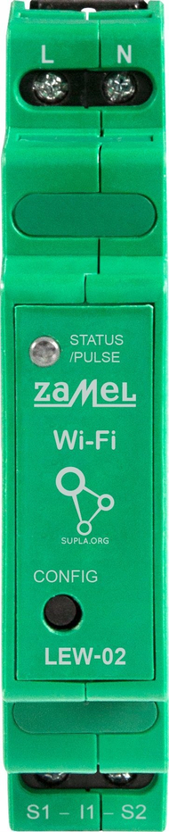 Monitor energjie elektrike Zamel LEW-02, njëfazësh, Wi‑Fi, i bardhë