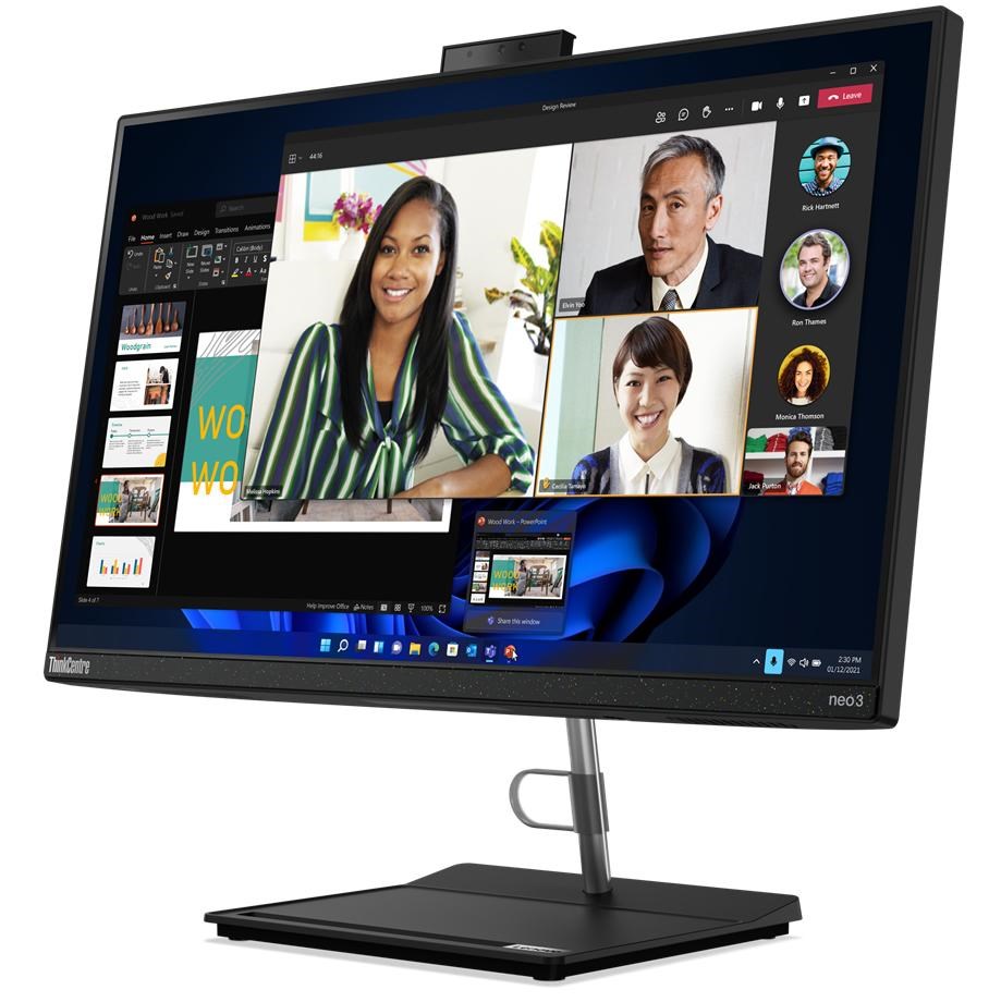 Kompjuter All-in-One Lenovo ThinkCentre neo 30a, 23.8", Intel Core i5-1240P, 8GB RAM, 256GB SSD, i zi