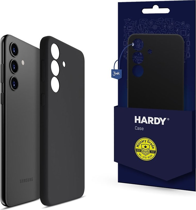 Mbulesë telefoni 3MK Hardy Android Silicone MagCase, për Samsung Galaxy S25, me magnet, e zezë