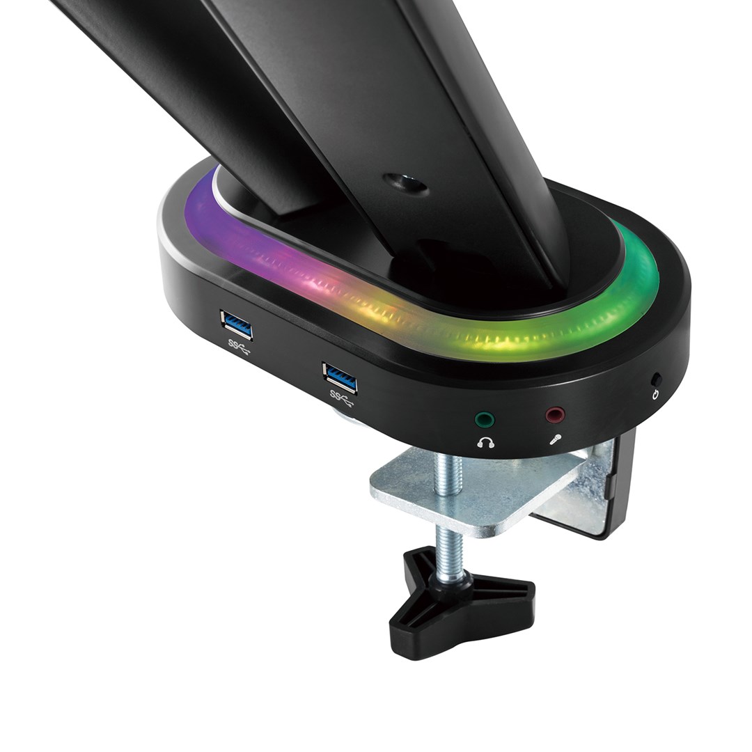 Mbajtëse për dy monitorë NanoRS RS887, 17-32", 16 kg, e zezë