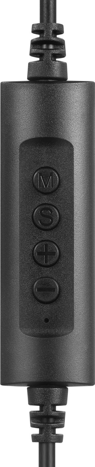 Kufje zyre Sandberg USB-C Office Headset, me mikrofon, kontroll volum, të zeza