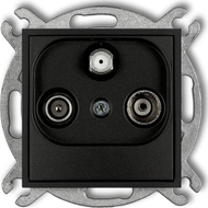 Prizë për antenë Karlik MINI RTV-SAT, 1.5dB, mat, e zezë