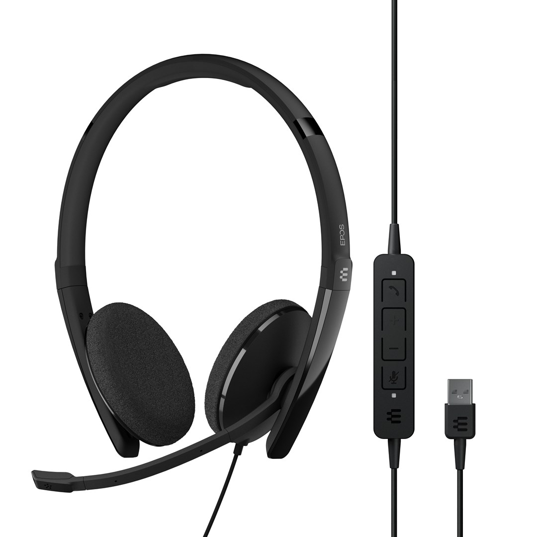 Kufje EPOS | Sennheiser ADAPT 160 USB II, USB, të zeza 