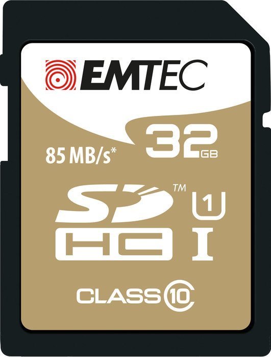 Kartë memorie SDHC Emtec ECMSD32GHC10GP, 32GB, Class 10, 85MB/s
