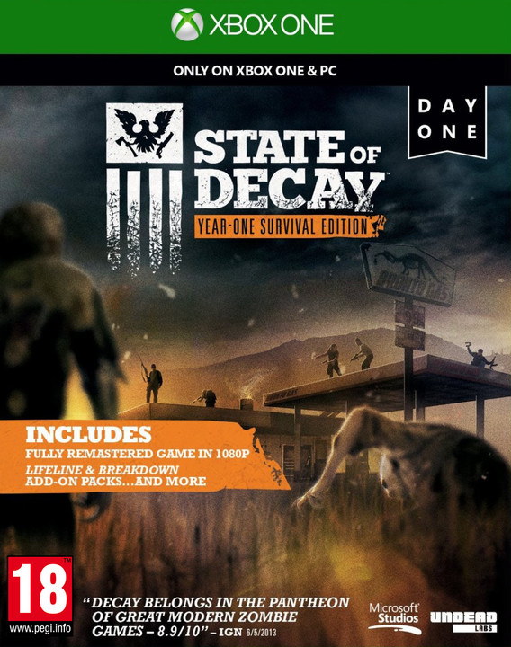 State of Decay (One-Year Survival Edition) - Xbox ONE
