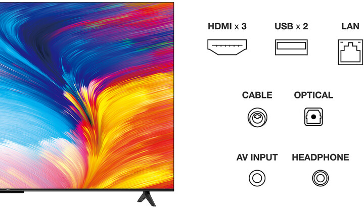 Televizor TCL 75P635, 75" (189cm), 4K UHD, i zi