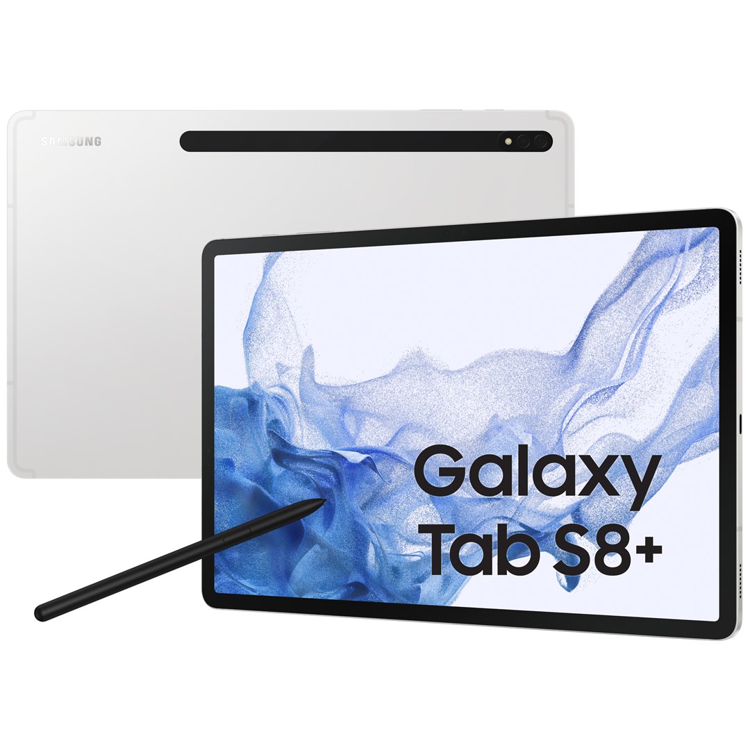 Tablet Samsung Galaxy Tab S8+, 12.4", 128GB, 8GB RAM, Wi-Fi 6, i argjendtë
