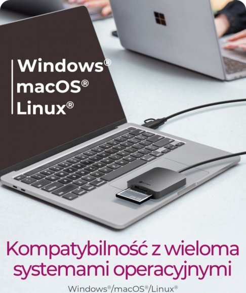 Lexues kartash ICY BOX IB-CR302-CU3, USB 3.2 Gen 1, USB C, gri