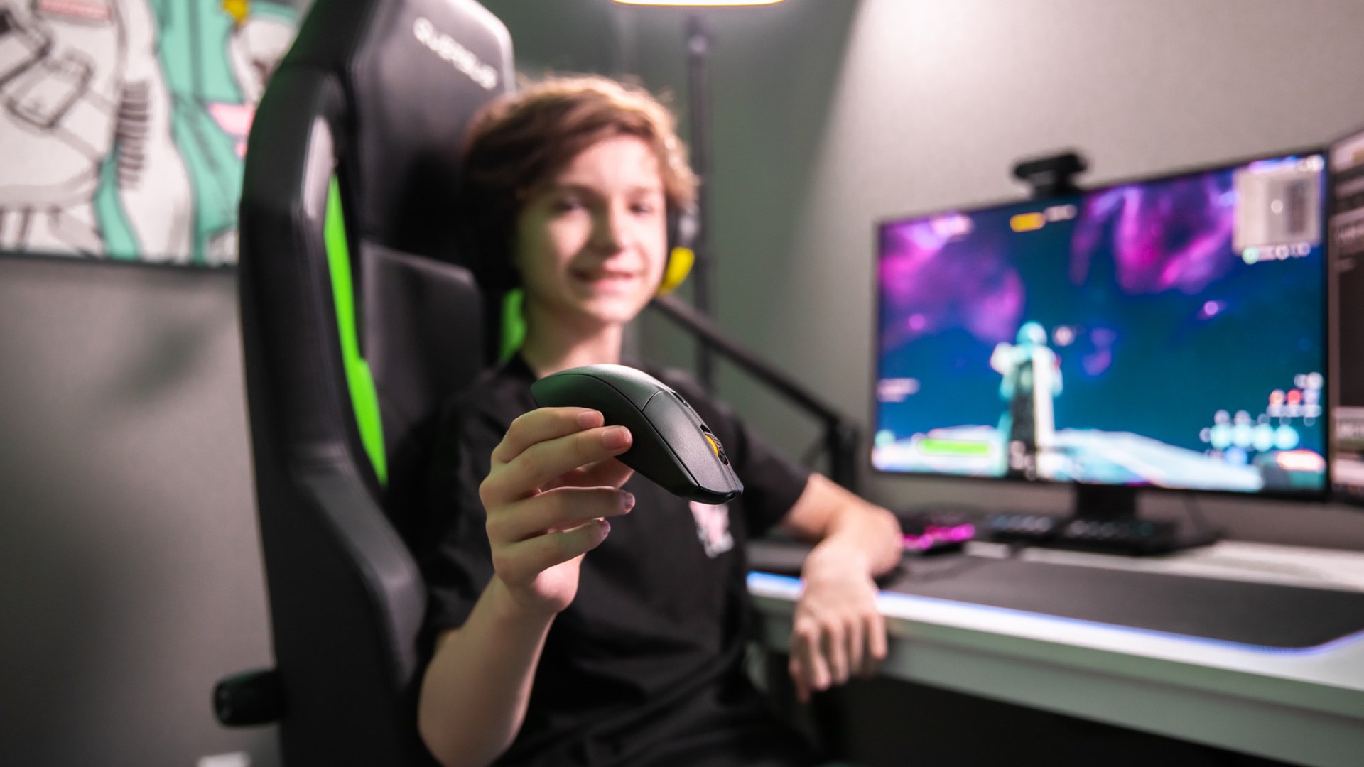 Maus lojërash SteelSeries Rival 3 Wireless, TrueMove Air, i zi