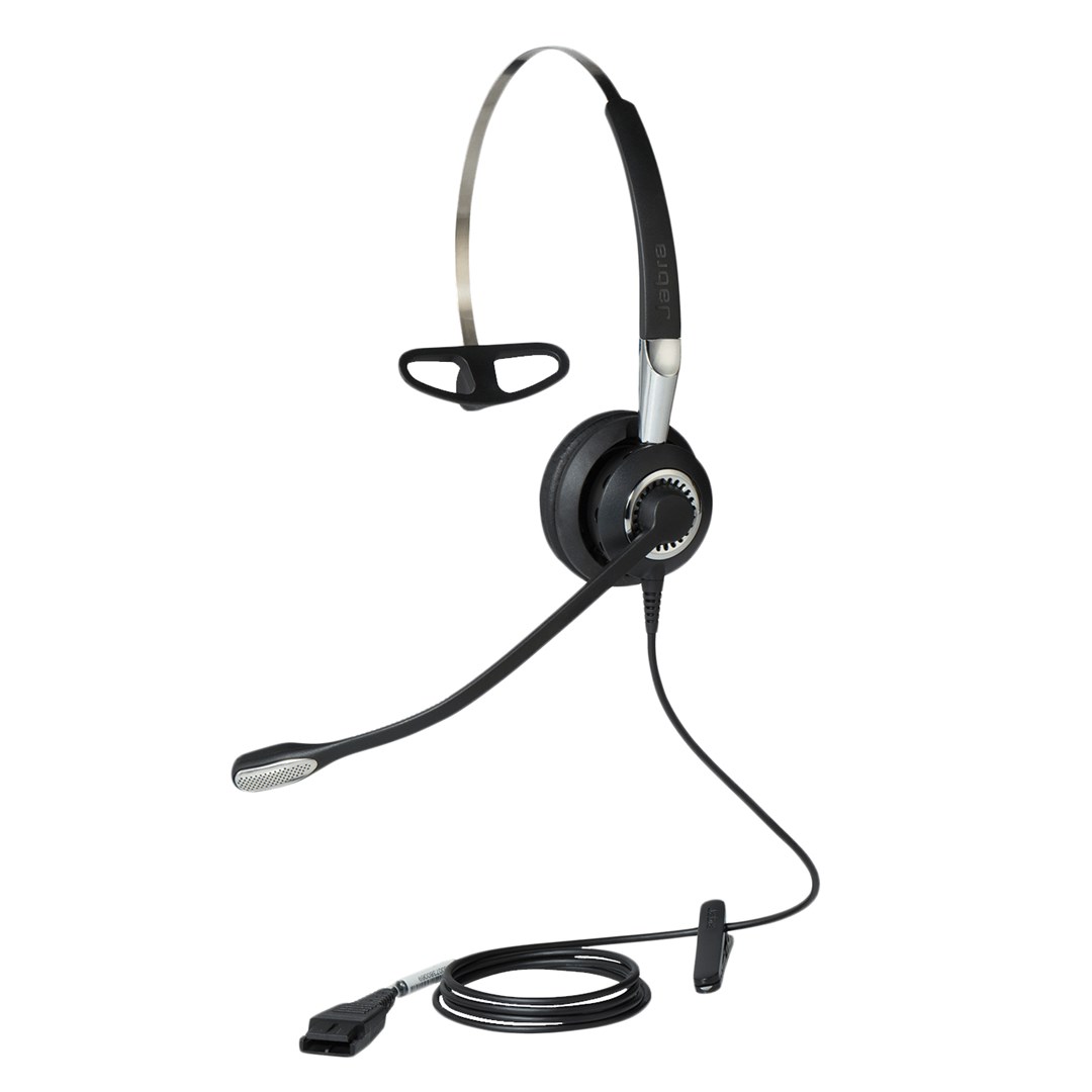 Kufje Jabra BIZ 2400 II Mono 3-1, QD, 54g, të zeza/të argjendta
