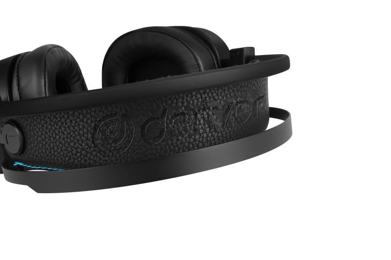 Kufje Denver GHS-131, USB, 50mm, 2.1m kabllo, të zeza