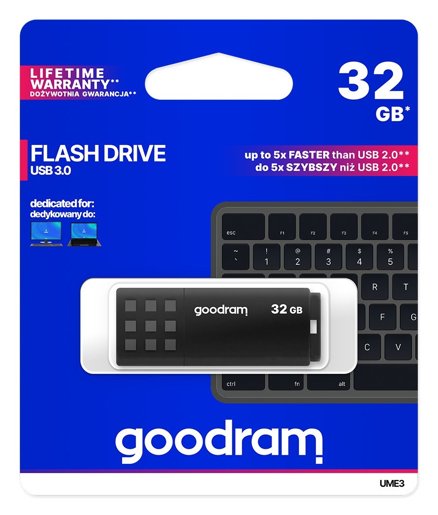 USB Goodram FlashDrive, 32 GB, USB Type-A