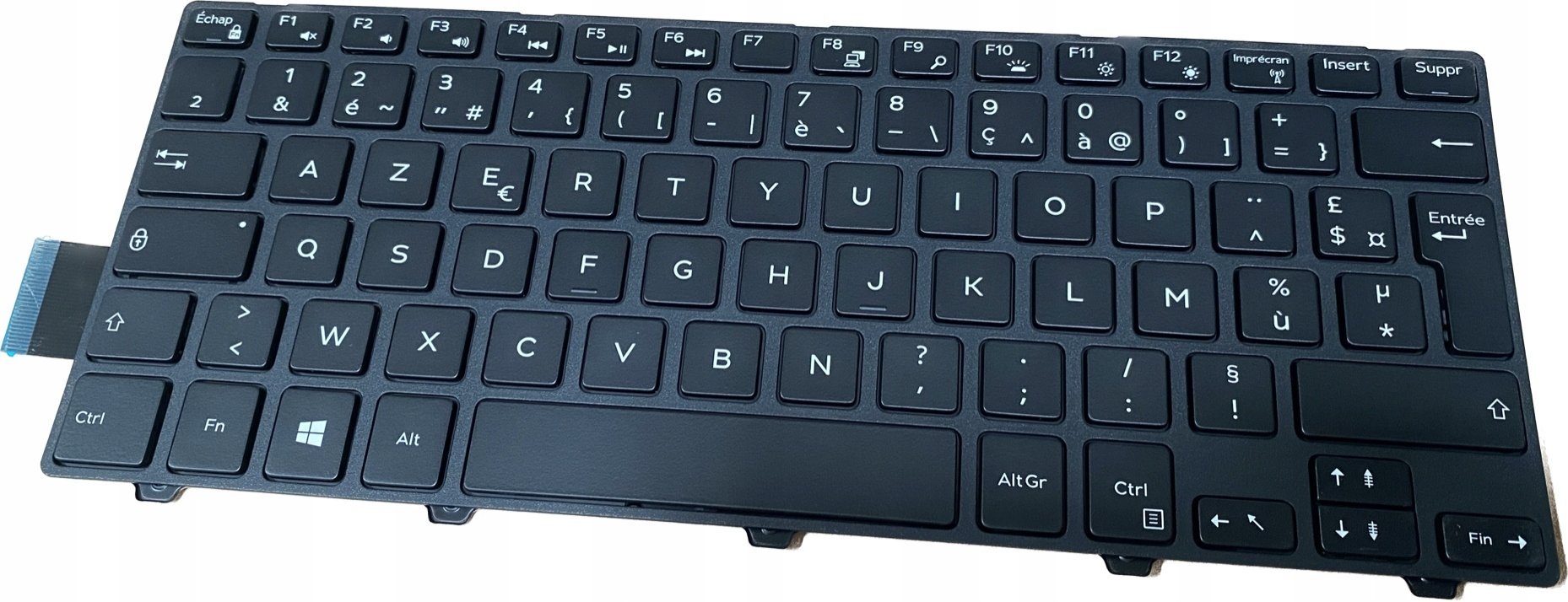 Tastierë Dell Backlit Keyboard, me ndriçim, layout FR AZERTY, e zezë