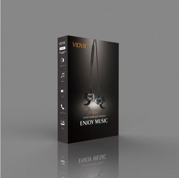 Kufje Bluetooth Vidvie BT815, me mikrofon, wireless, të zeza