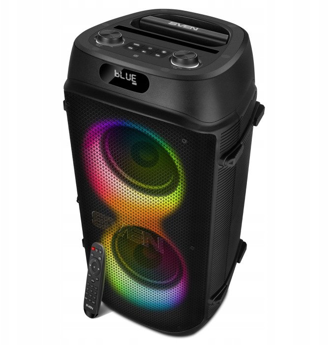 Пренослив звучник Sven PS-850, 100W, Bluetooth RGB TWS, црн