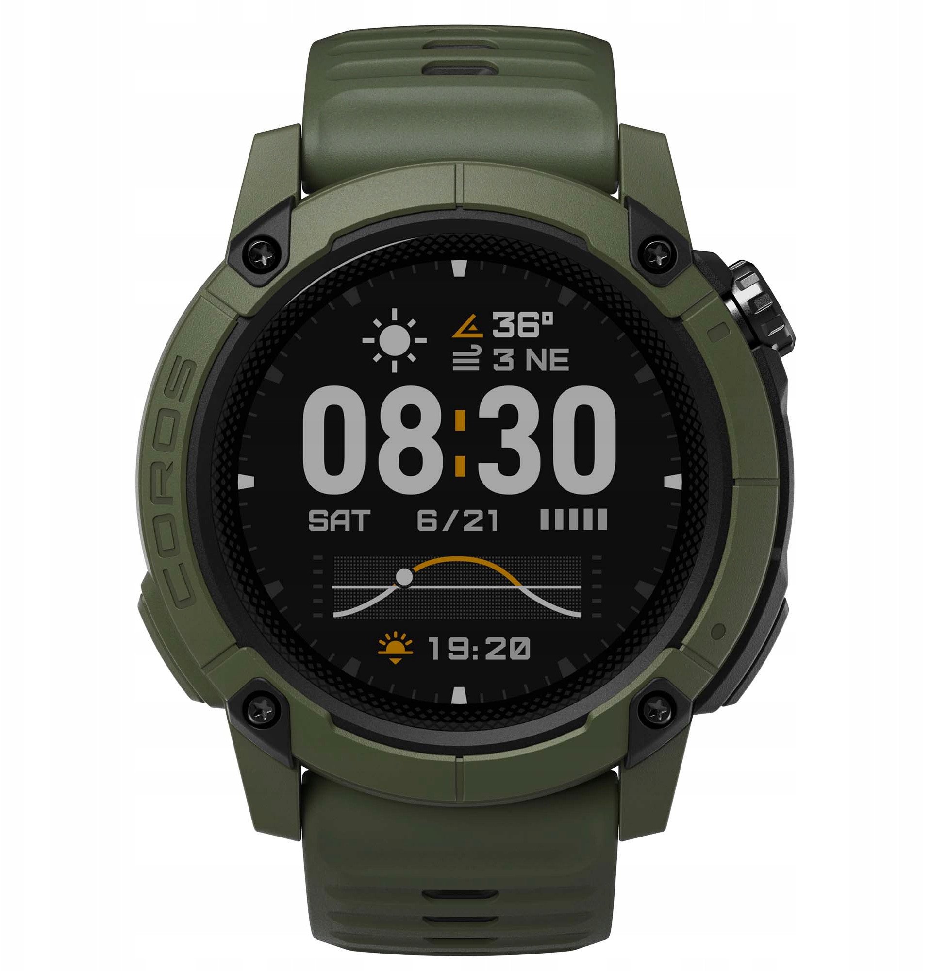 Паметен часовник Coros NOMAD, GPS, екран 1.3\", црна