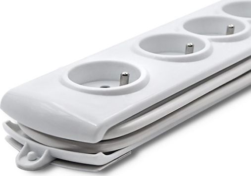 Shirit mbrojtës nga tensioni Qoltec me 8 priza, 1.5 m, i bardhë (1_788943)