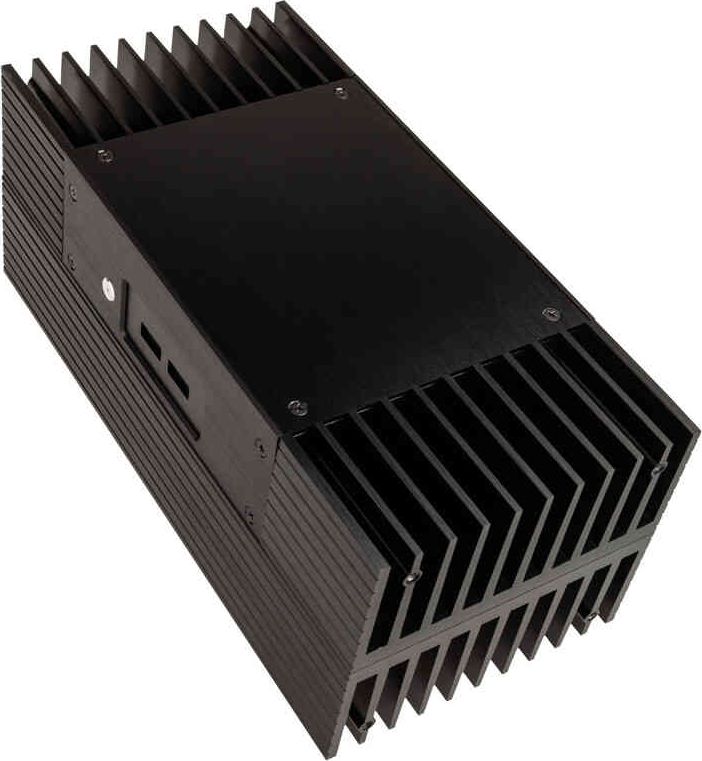 Kuti kompjuterike Akasa Turing TN A-NUC68-M1B, për Intel NUC 11, ftohje pasive, alumini, e zezë