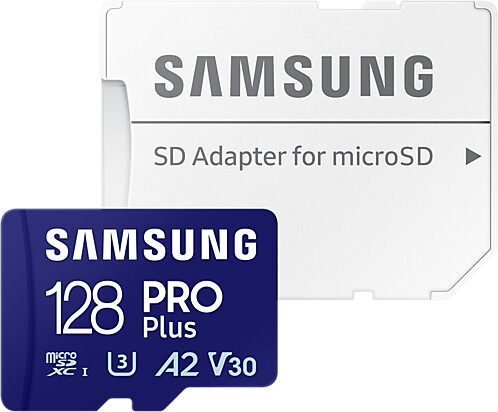 Kartë memorie Samsung PRO Plus UHS-I U3 (Class 10) Micro SDXC 128GB + SD